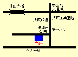 おやけ歯科医院　地図